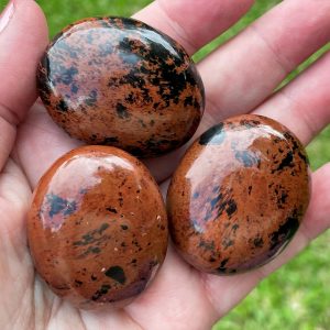 large Mahogany Obsidian tumbles