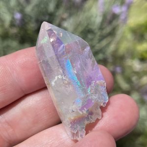 the real Opal Aura Quartz Point