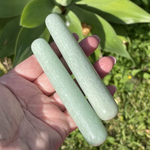 real green aventurine massage wand