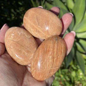 peach moonstone pebbles