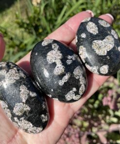 Snowflake Obsidian pebbles from Pakistan