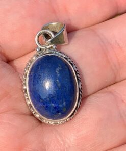 lapis lazuli 925 silver pendant from Afghanistan