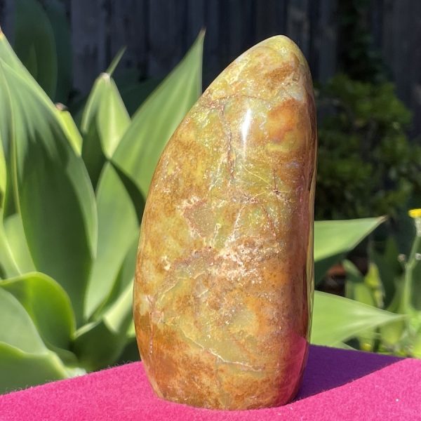 green opal free form from Madagascar