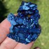 cobalt aura quartz specimen