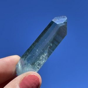 LEFT - aqua aura quartz point