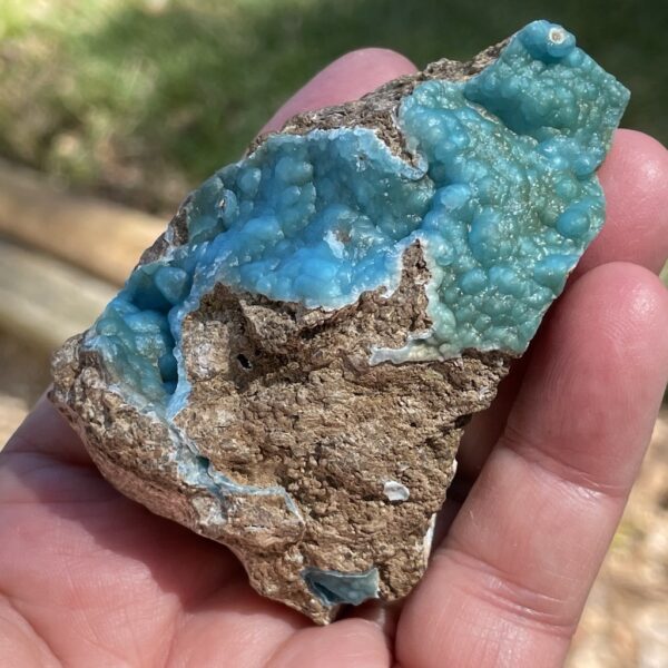 blue hemimorphite specimen