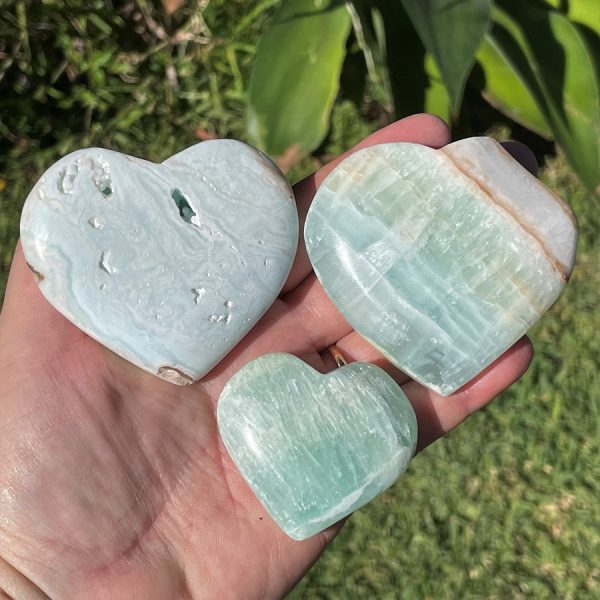 Caribbean Calcite hearts