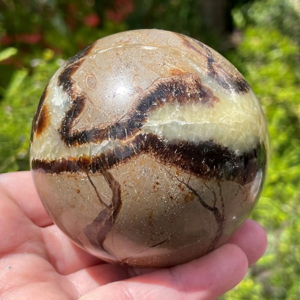 large Madagascar Septarian Calcite ball