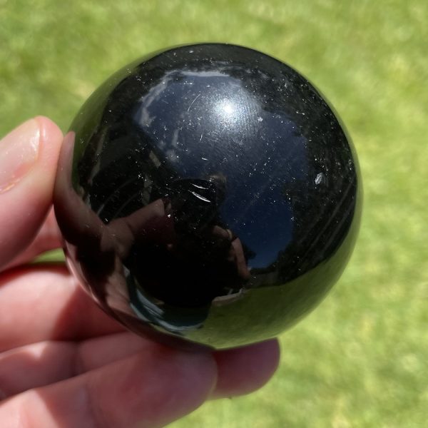 natural Mexican Rainbow Obsidian sphere