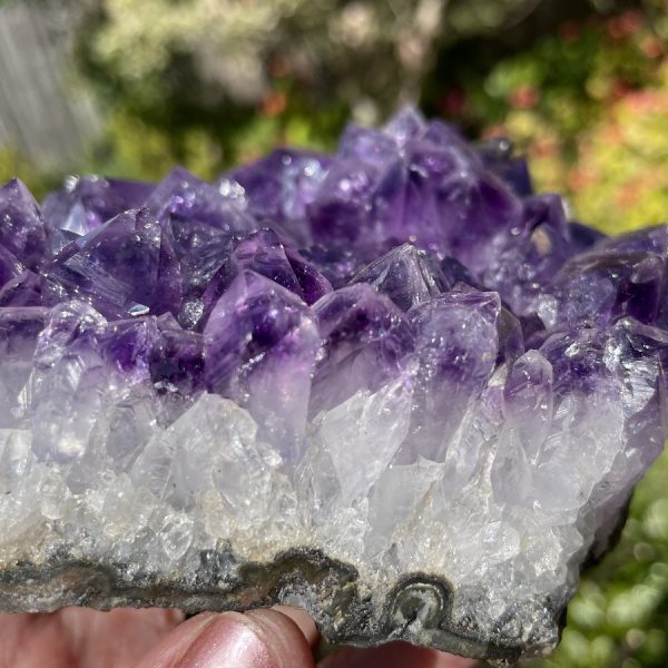 amethyst cluster in free form from Brazil