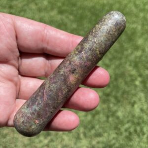 kyanite with ruby massage wand