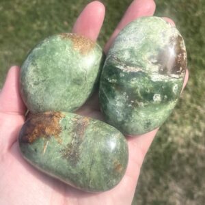 chrysoprase pebbles from Madagascar
