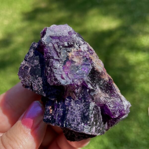 Purple Fluorite Cubic Specimen