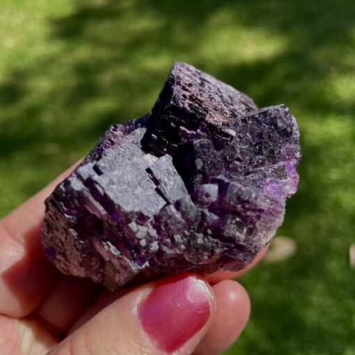 Purple Fluorite cluster