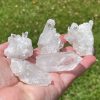 clear quartz clusters from Brazil