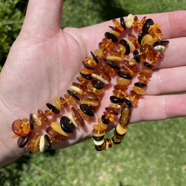 Real Amber Bead Necklace for Adults from Baltic