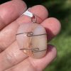 Andean pink opal pendant