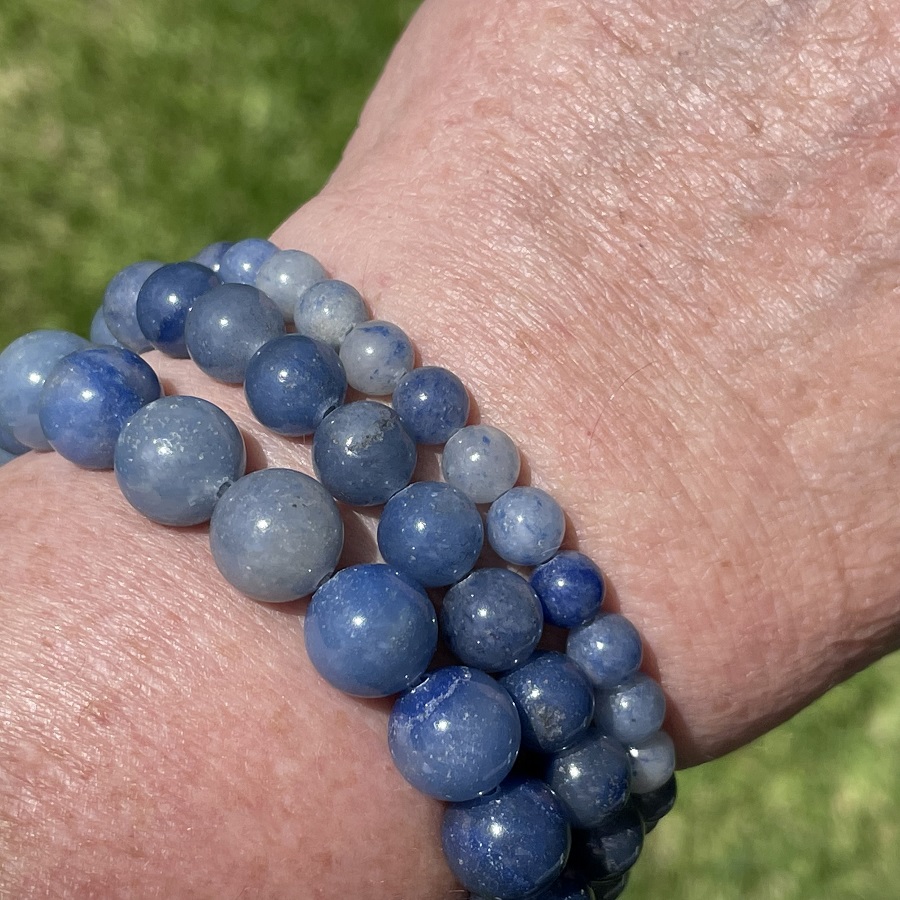 Blue Aventurine Crystal Bead Bracelet - Chooice