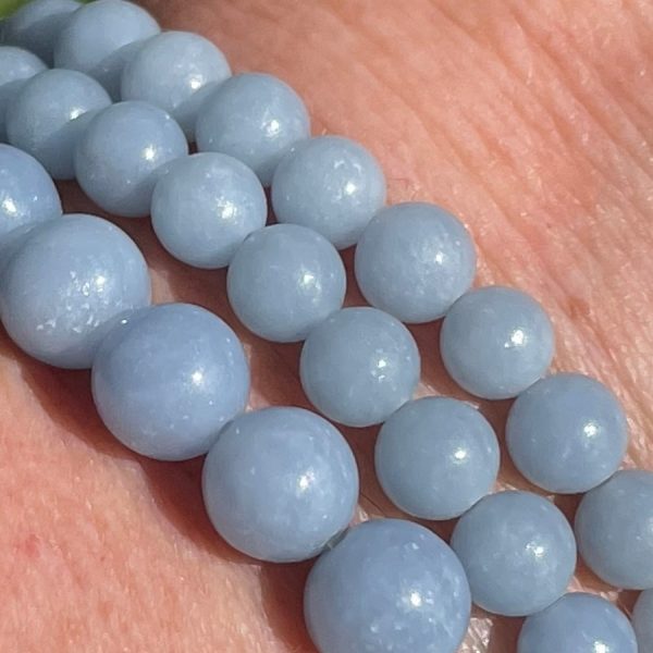 Peruvian blue Angelite bracelets