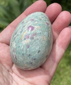 ruby in fuchsite egg