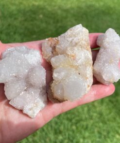 white spirit quartz crystal clusters