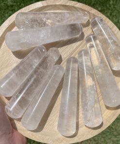 clear quartz wands
