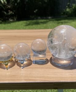 metal and plastic stands for sphere