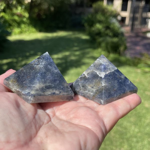 iolite pyramid from India