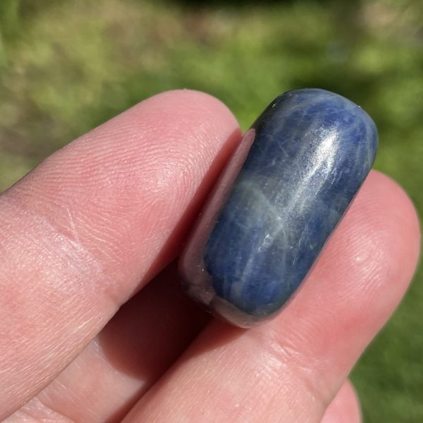 Natural Polished Blue Sapphire Pebble