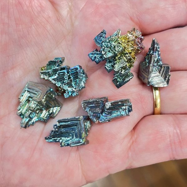 bag of bismuth crystals