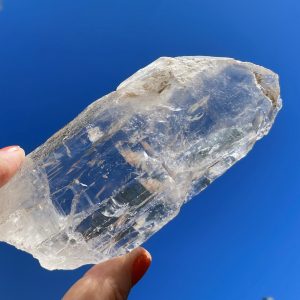 clear quartz elestial point from Brazil