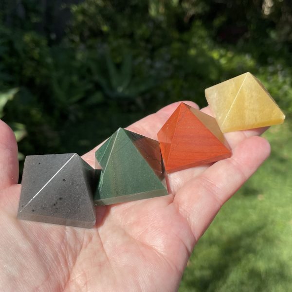 mixed set of small pyramids from India