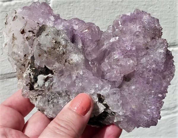 Amethyst With Muscovite Cluster