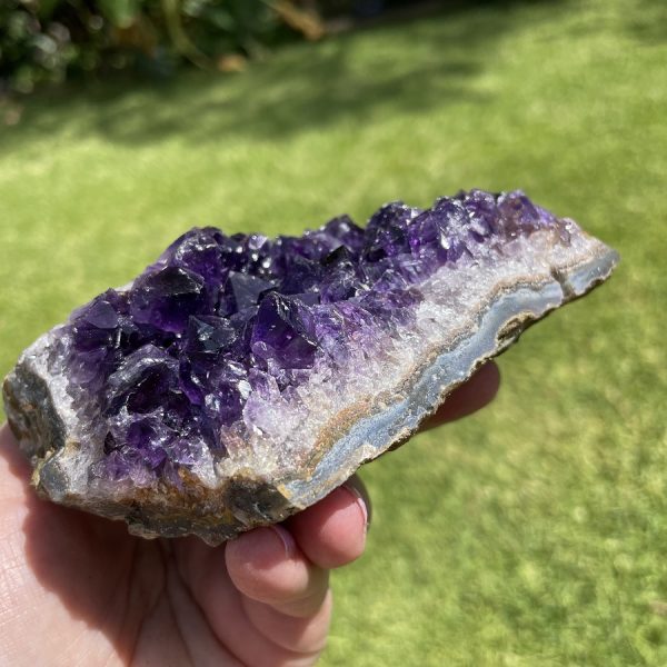 A+ amethyst cluster from Brazil