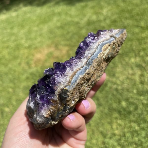A+ natural amethyst crystal cluster