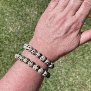 dalmatian stone bracelets