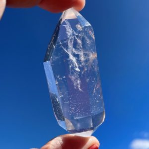 RIGHT - double terminated clear quartz