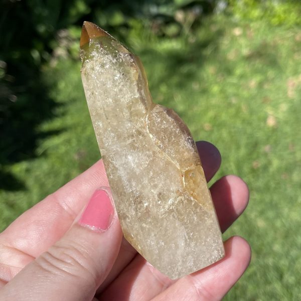 citrine polished crystal from Congo