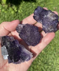 Purple Fluorite Clusters from Mexico