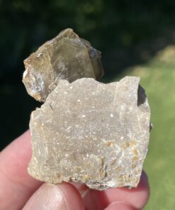 Blue - Grey Barite crystals from Peru