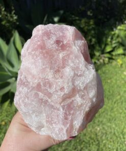 rose quartz rough in free form style from Brazil