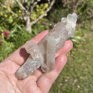 hedenbergite in quartz specimen from China