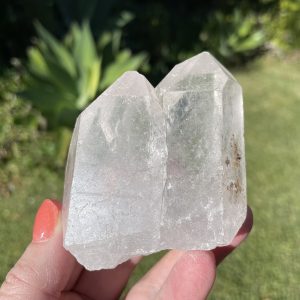 clear quartz soul mate cluster from Brazil
