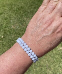real Blue Lace Agate bracelets