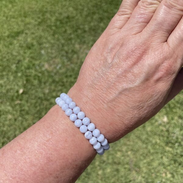 real Blue Lace Agate bracelets