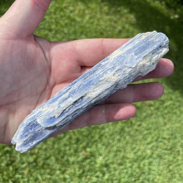 blue kyanite ruler