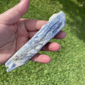 blue kyanite ruler