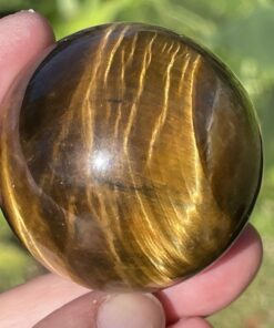 golden tigers eye ball from South Africa