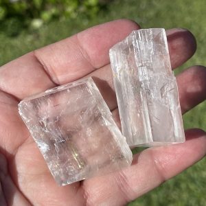 clear optical calcite crystal