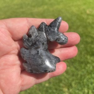 larvikite crystal unicorn
